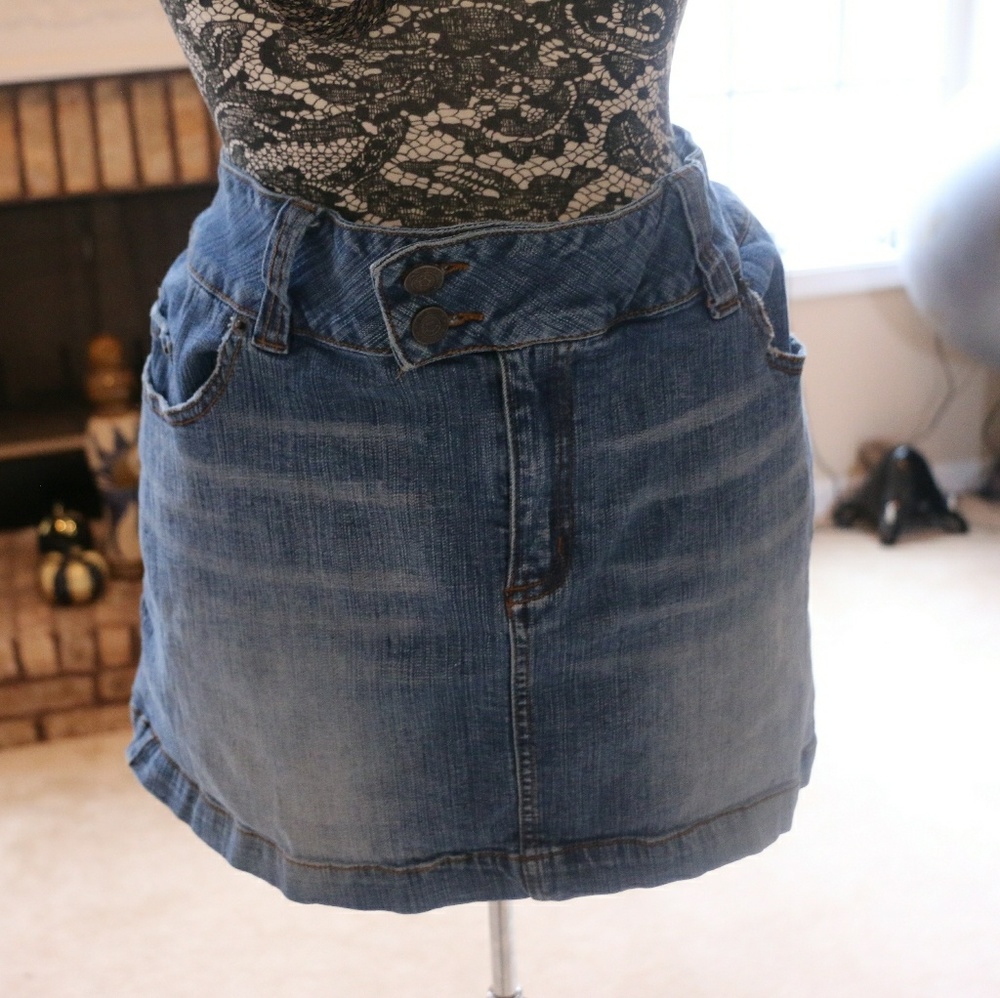 Denim Mini Skirt