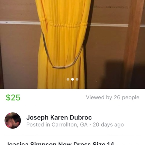 Jessica Simpson beautiful dress - Picture 2 of 2