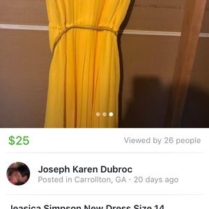 Jessica Simpson beautiful dress