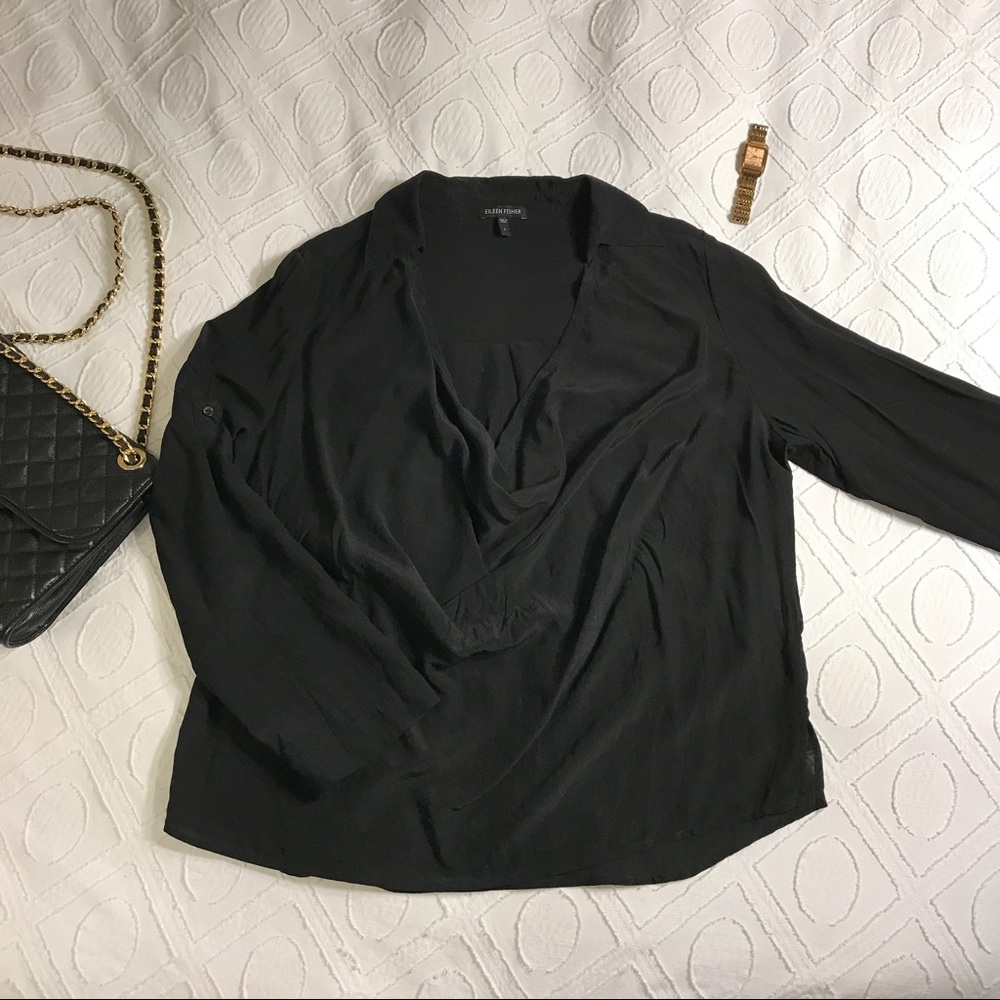 Eileen Fisher flowy shirt!