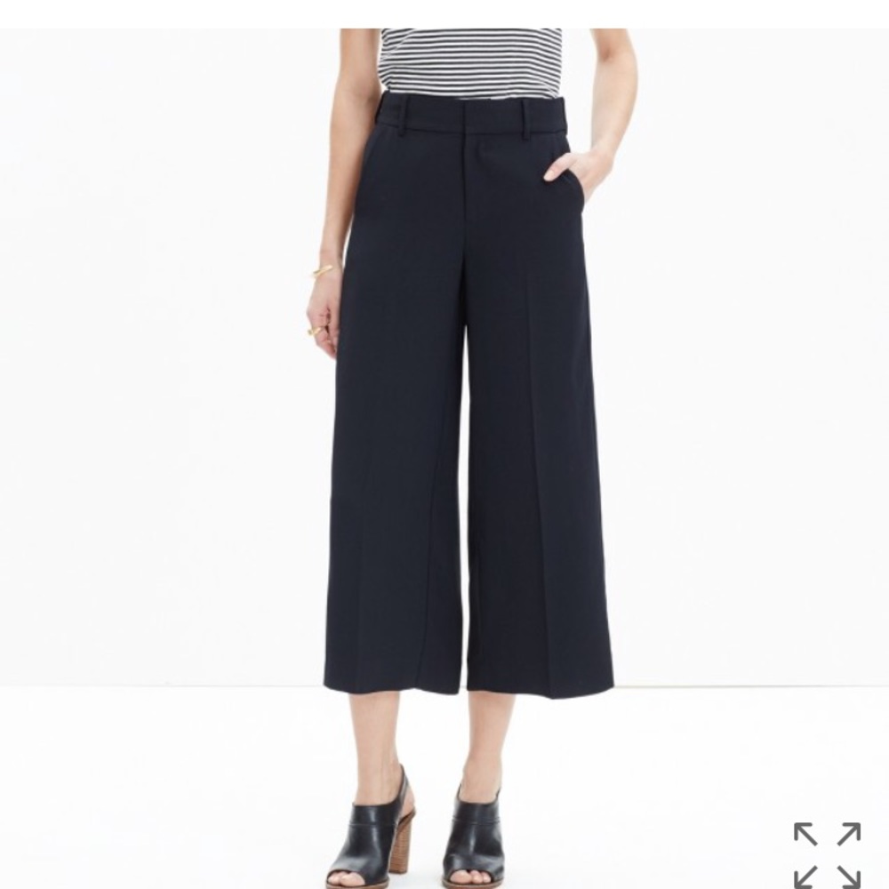 Madewell culottes wide leg pants Sz medium $108
