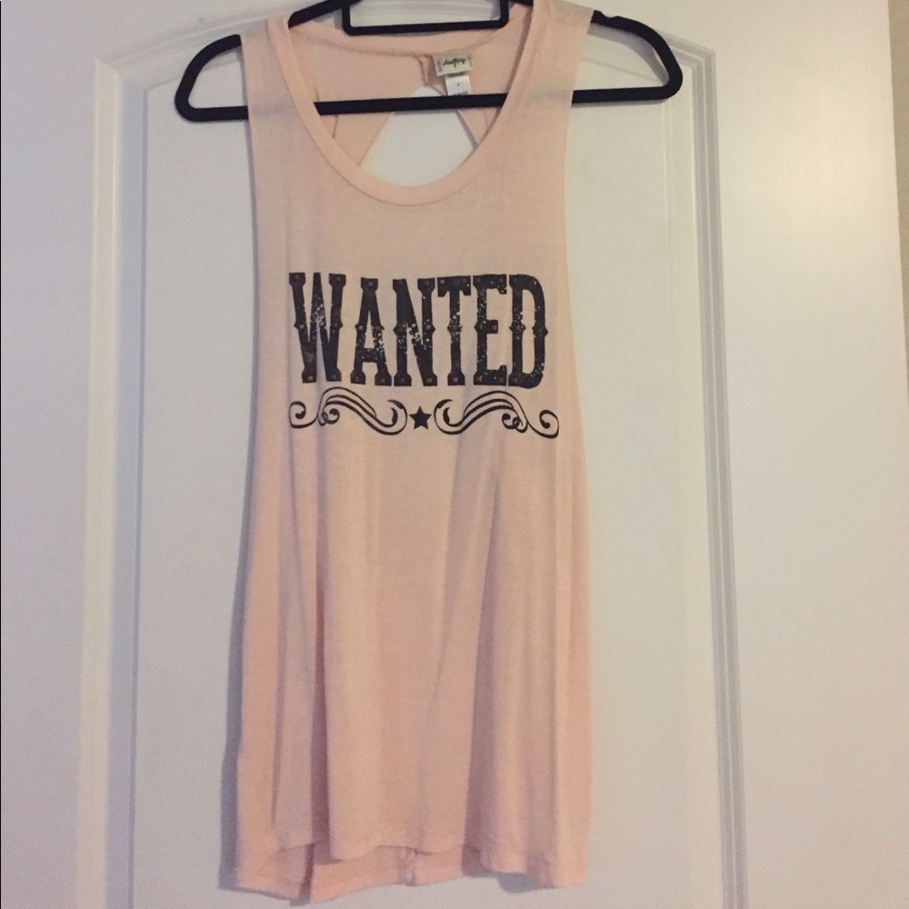Open back tank