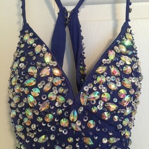 Cecily Brown Open Back Prom Dress