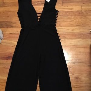 Sexy black cutout jumpsuit!