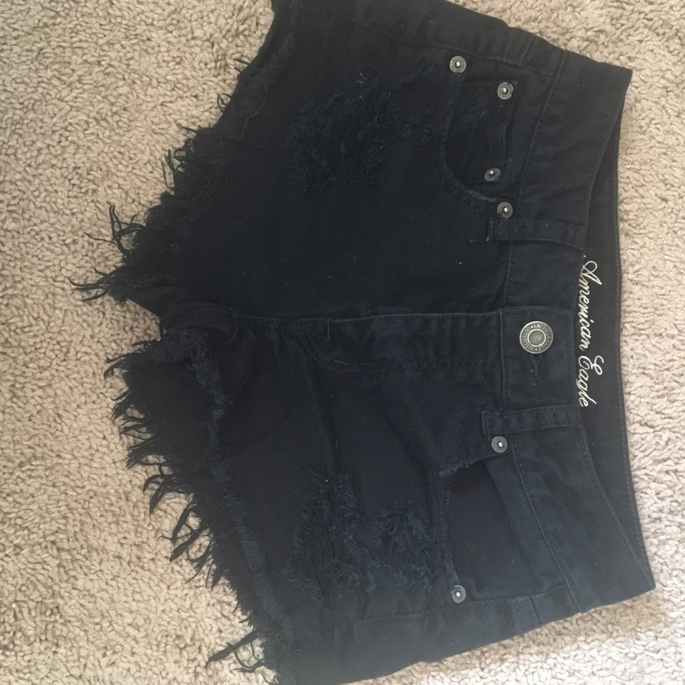 American eagle mid rise shorts