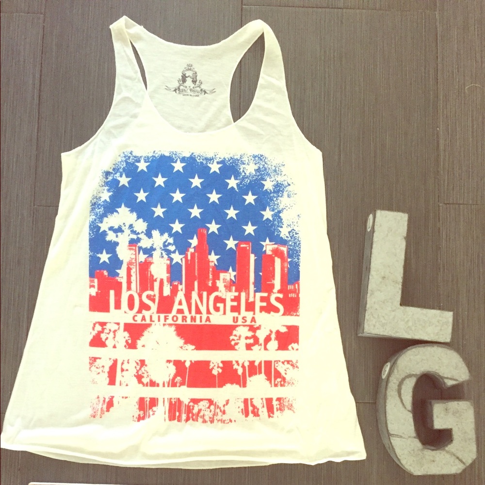 Los Angeles graphic tank