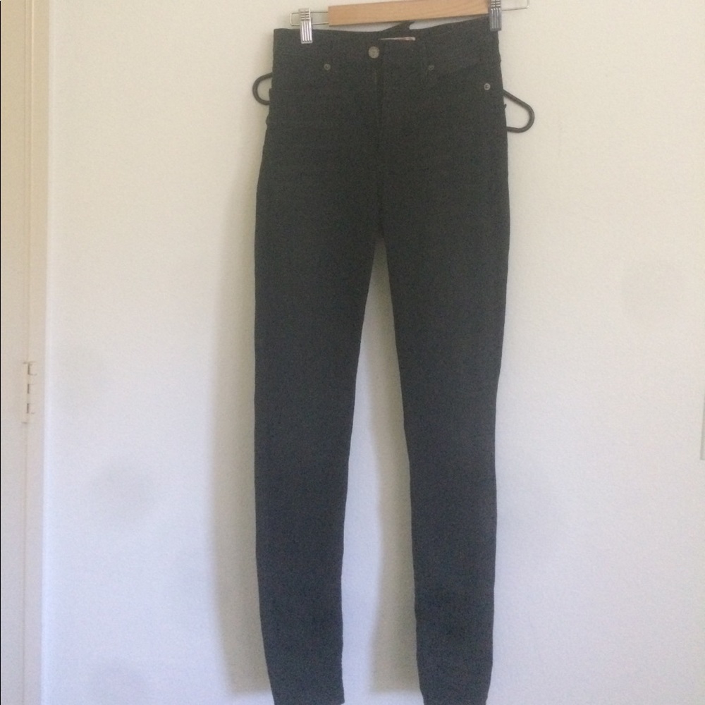 Guess black high waist jeans