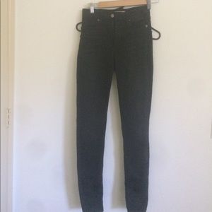 Guess black high waist jeans
