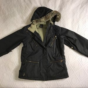 Black Snowboard Jacket: Cold as Ice!