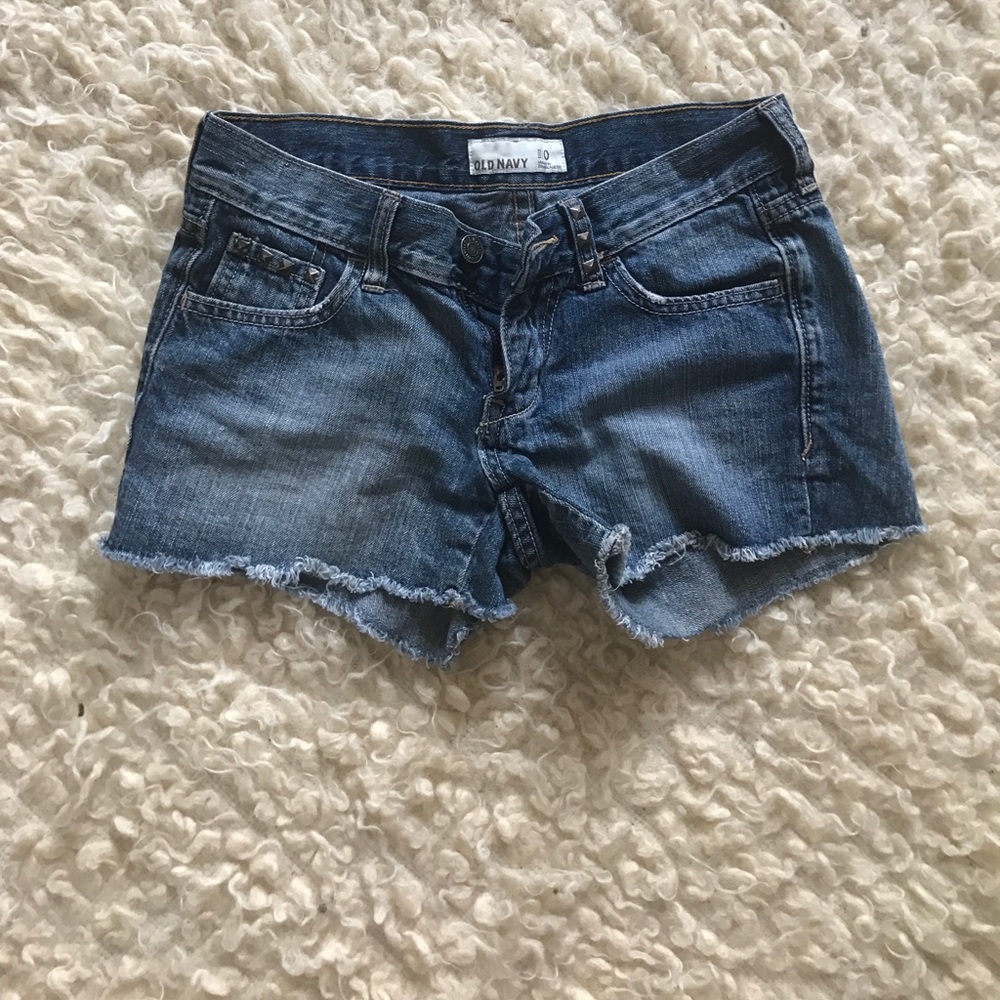 Old Navy denim cut off shorts