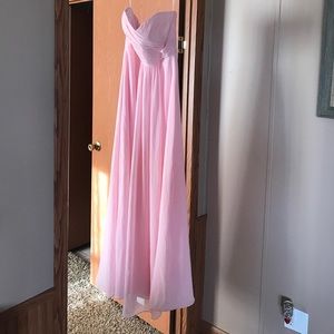Light pink bridesmaid dress!