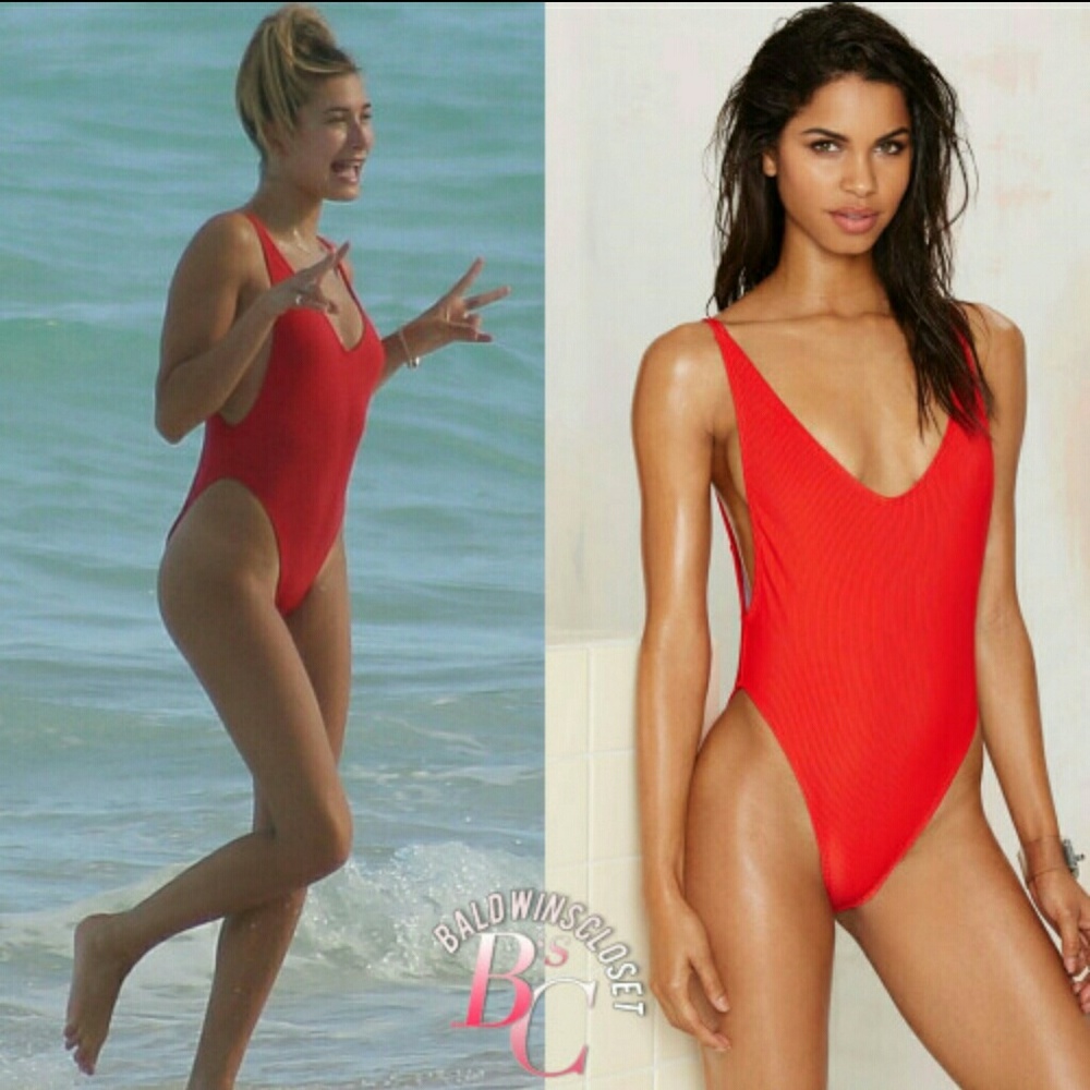 Alina swimsuit in red