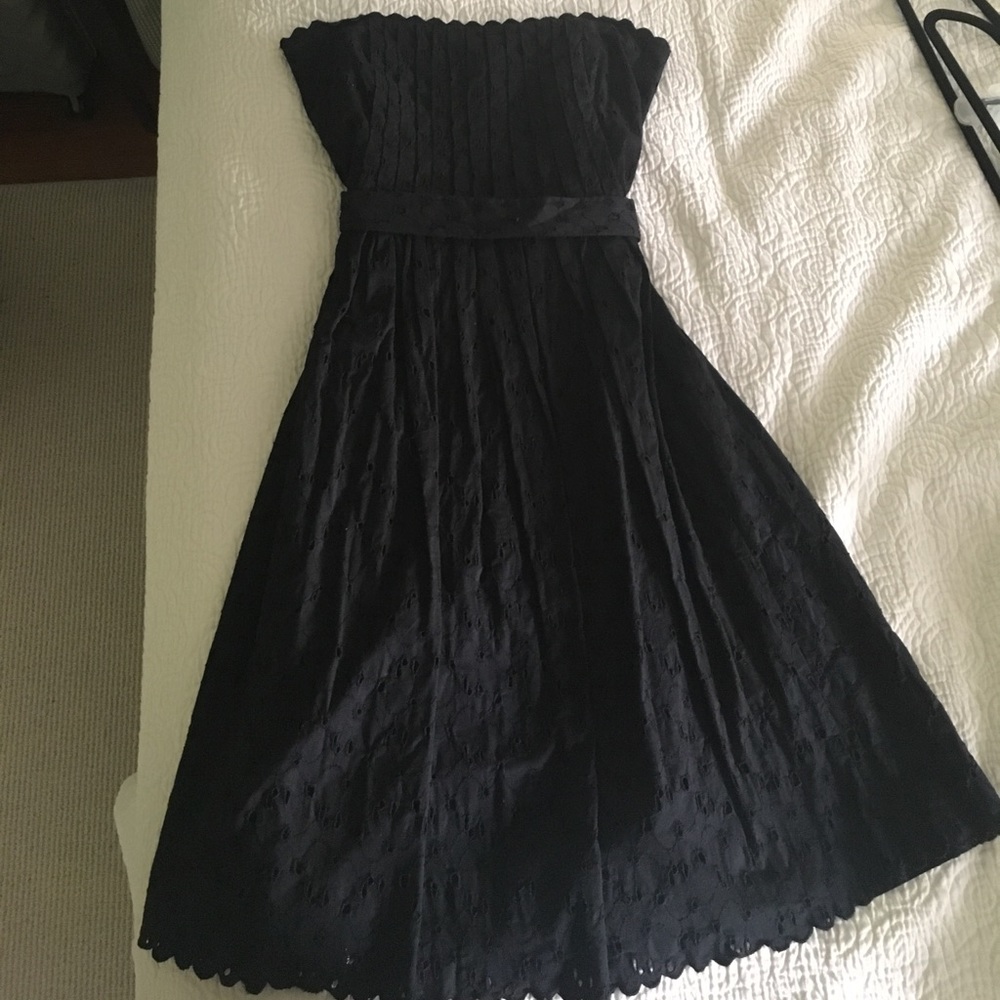 black strapless islet dress - size 6