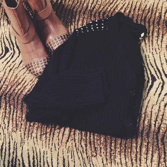 Studded Cardigan Sweater - Picture 3 of 3