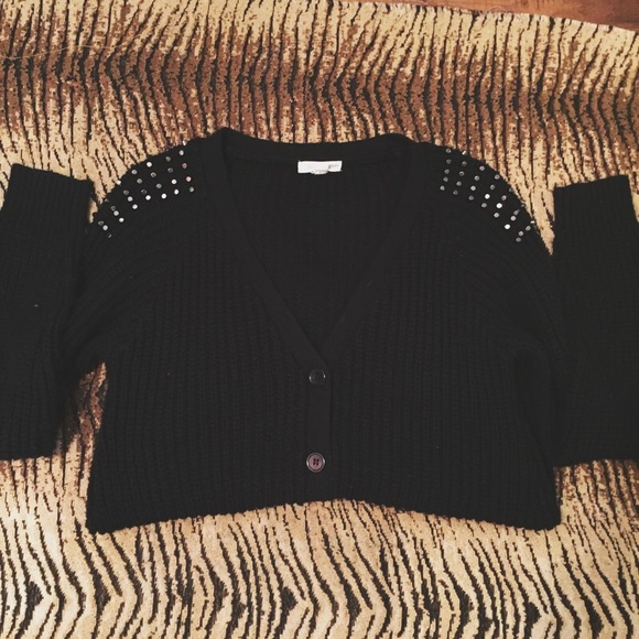 Studded Cardigan Sweater - Picture 2 of 3