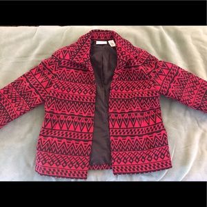 Patterned women's blazer