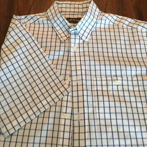 Orvis pure cotton wrinkle free short sleeve shirt