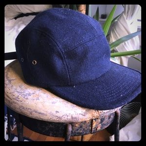 Obey 5 panel hat - navy