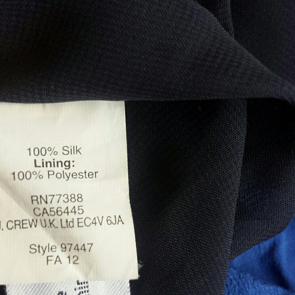 J.Crew Size 12 Dress In Colorblock - Picture 8 of 8