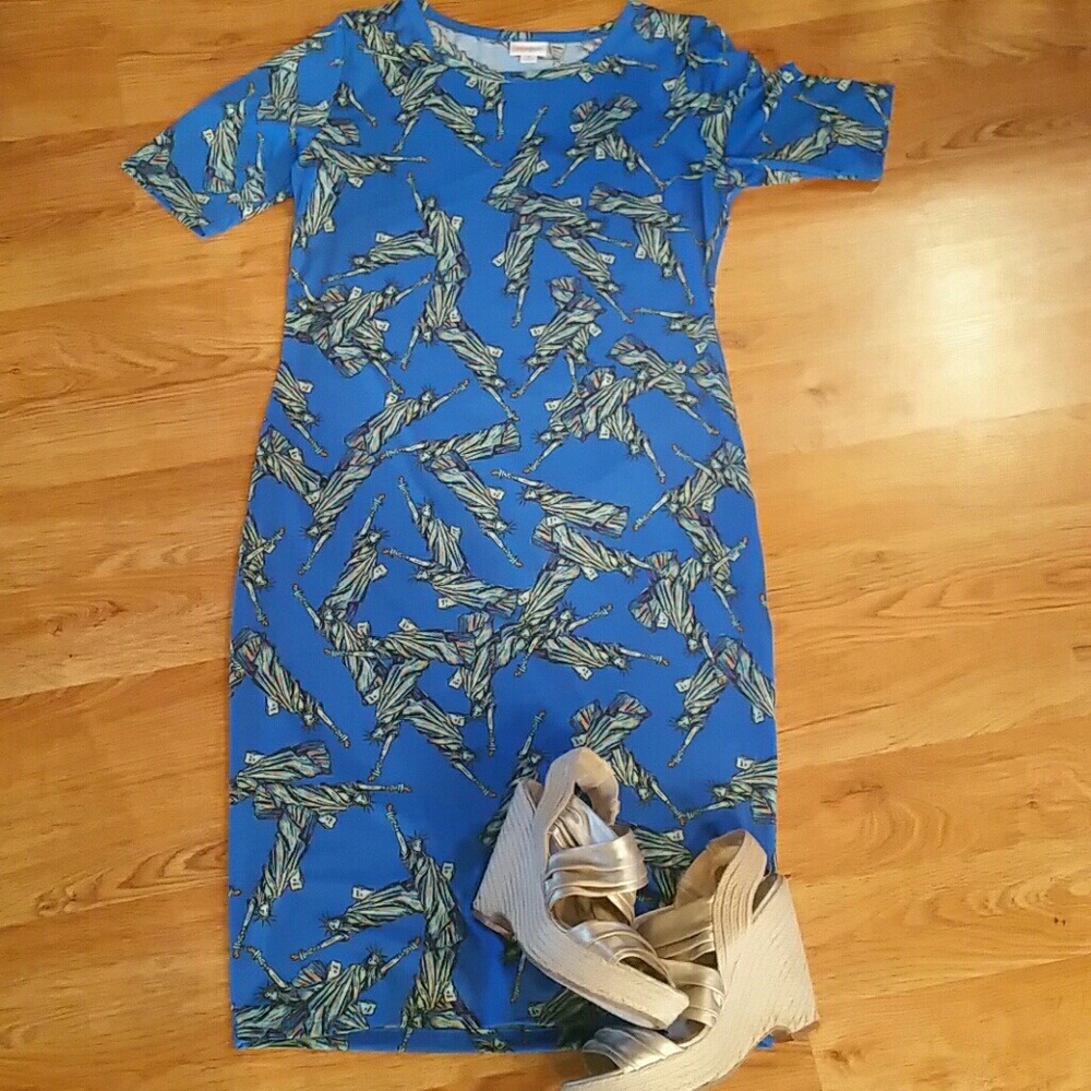 Lady Liberty Lularoe Julia dress **never worn**