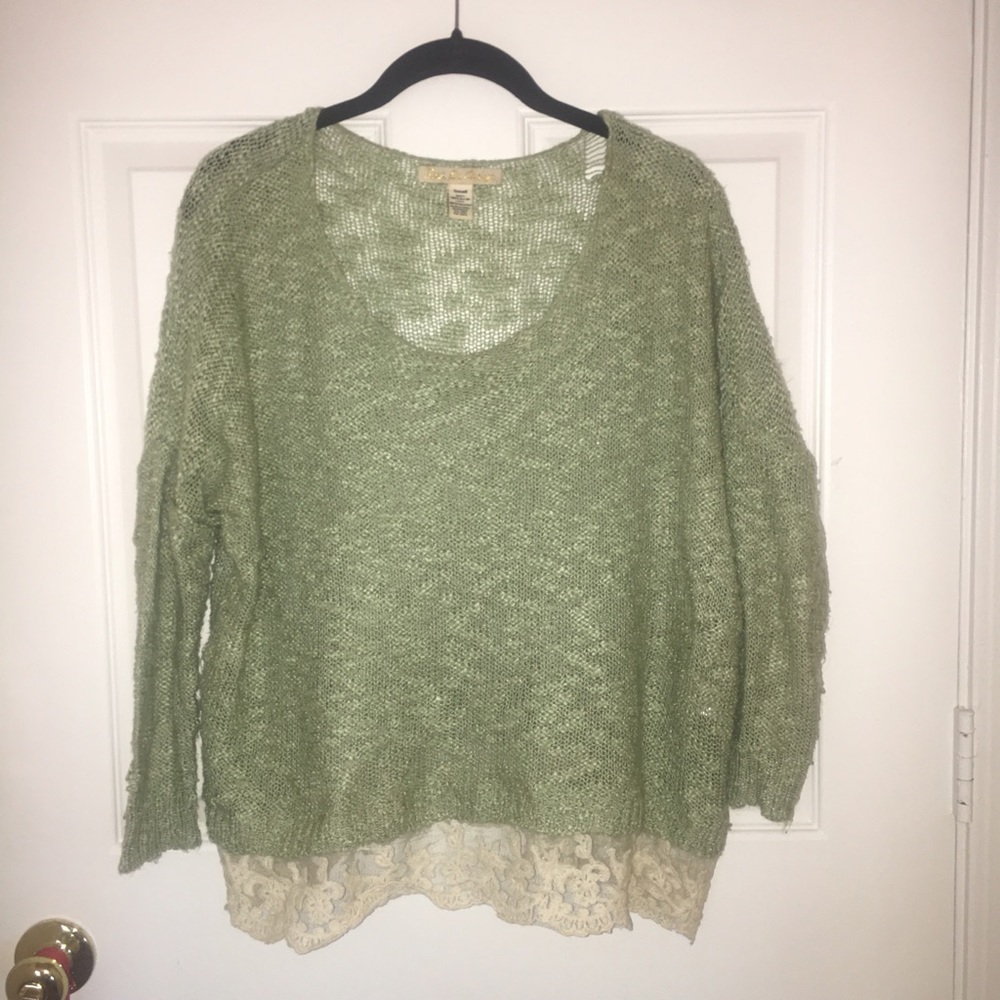Light Green Love by Design Sweater