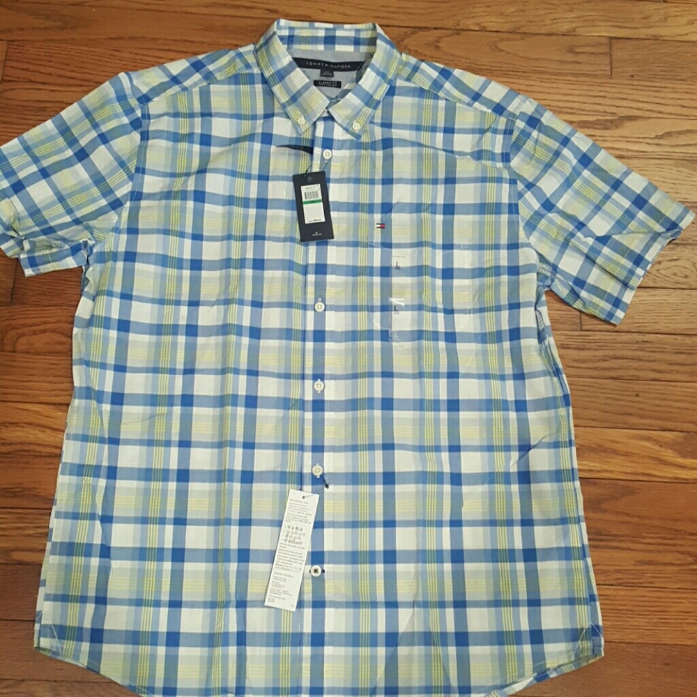 *Sold New Tommy Hilfiger Plaid Shirt - Picture 5 of 6