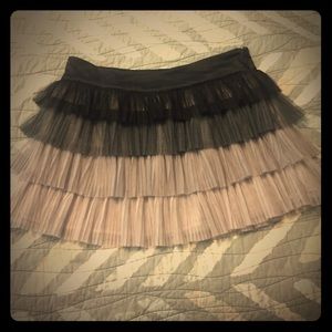 Ruffled ombré Bebe miniskirt