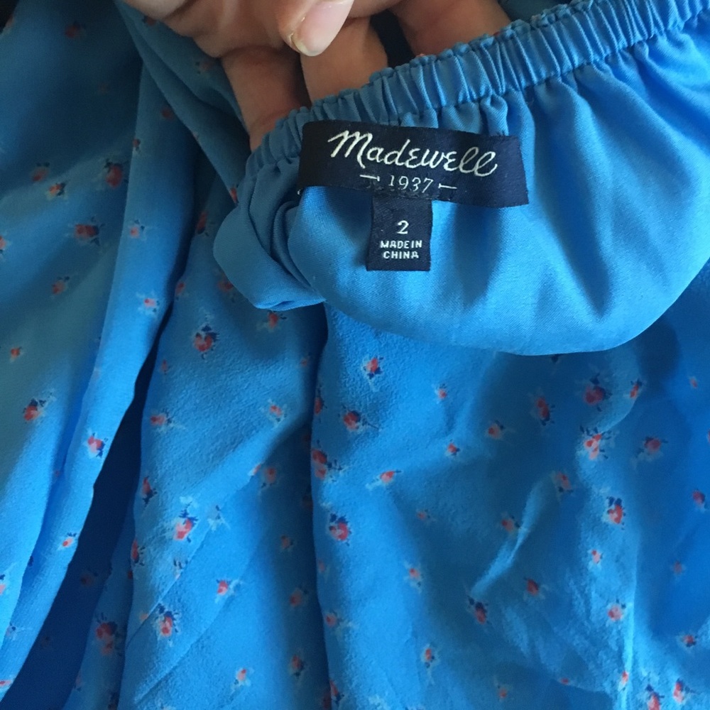 Madewell twisted back rosebud dress - Picture 6 of 7