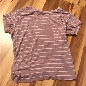 Brandy Melville pink striped top