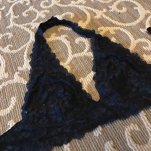 Free People lace halter bralette