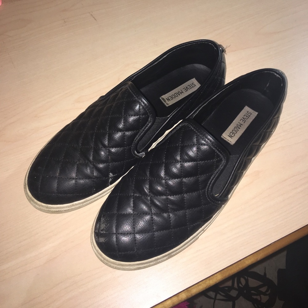 Steve Madden Quilted Slip Ons