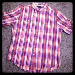 Tommy Hilfiger slim fit short sleeve button up
