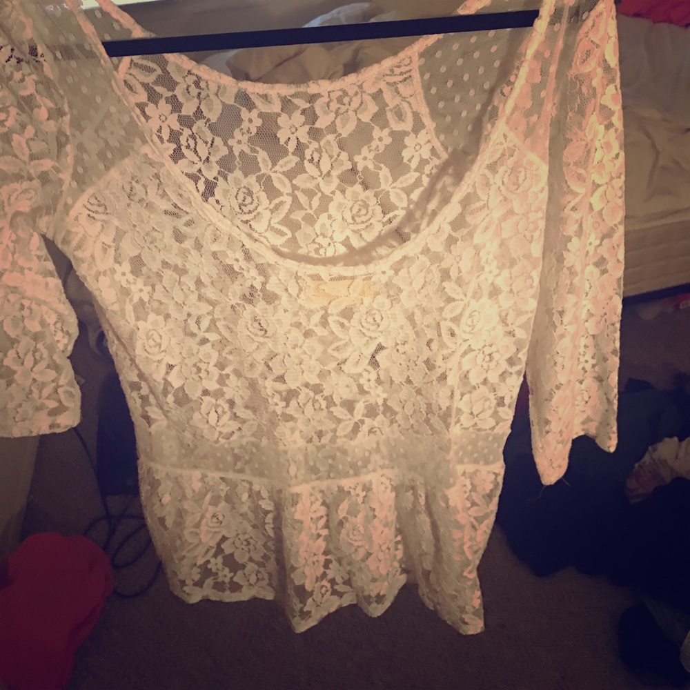 lacy blouse
