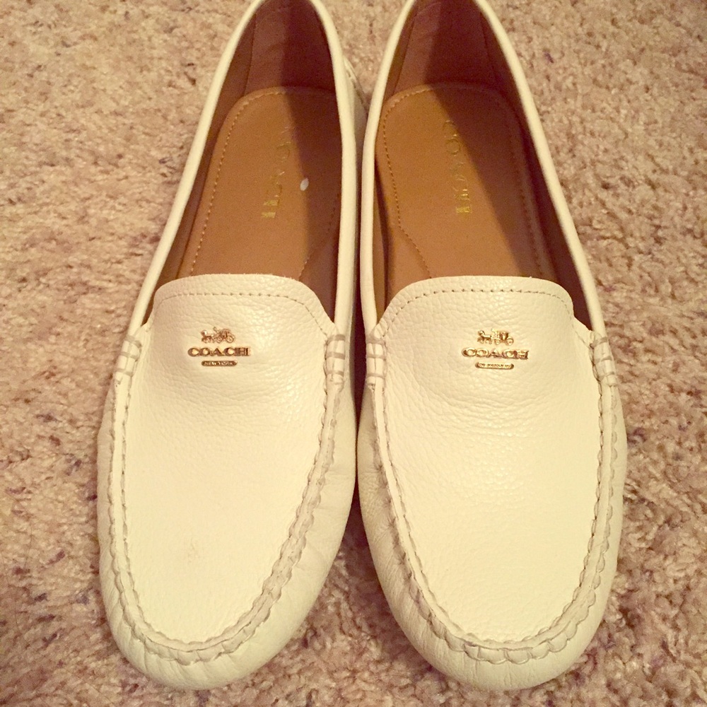 coach loafers like new