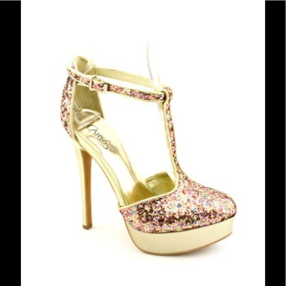 Glitter Prince Too T-Strap Pumps