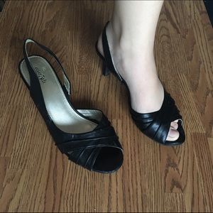 East 5th Black Heels