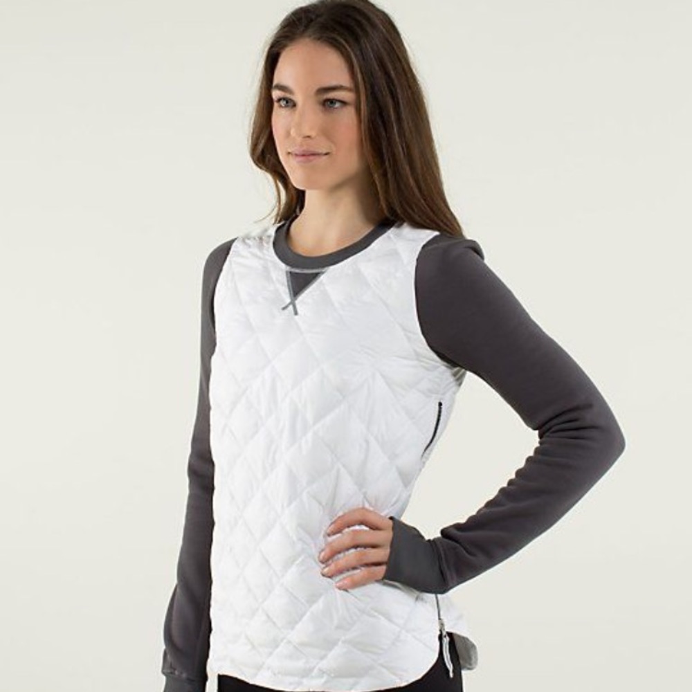 Lululemon Fluff off crew pullover, size 6