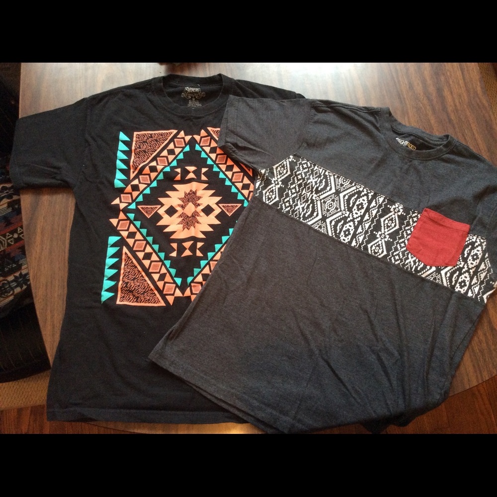 Western Pattern Tee's