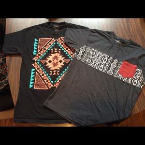 Western Pattern Tee's