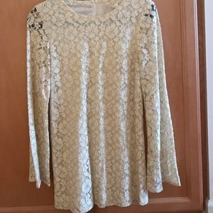Mini H&M Cream Lace Dress