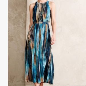 Anthropologie paper crown midi dress