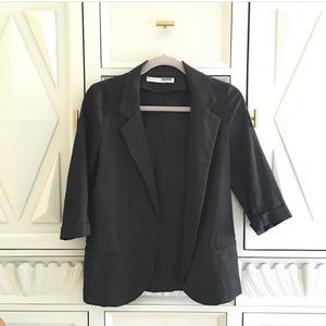 Womans black blazer