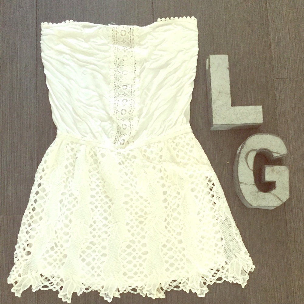 White tube dress