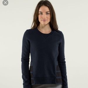 Lululemon ruffled up pullover sweatshirt, size 6