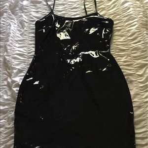 latex inspired dress