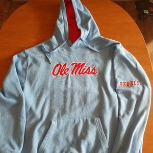 Ole Miss powder blue hoodie