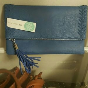 Stitch Fix Blue Clutch