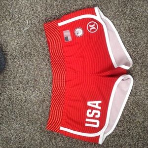 Hurley women's USA Olympic board shorts
