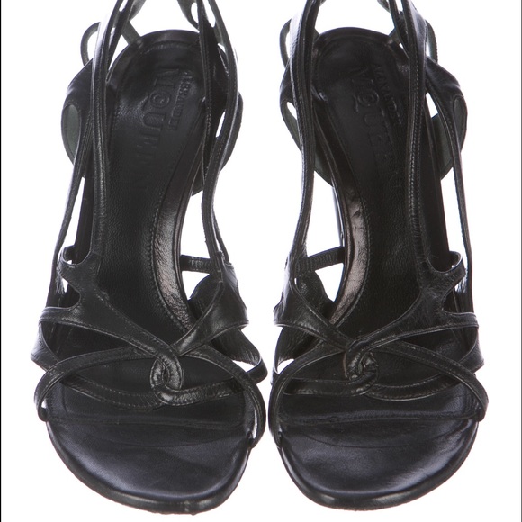 Rare ☠️Alexander McQueen Multistrap Brushed Heels - Picture 3 of 5