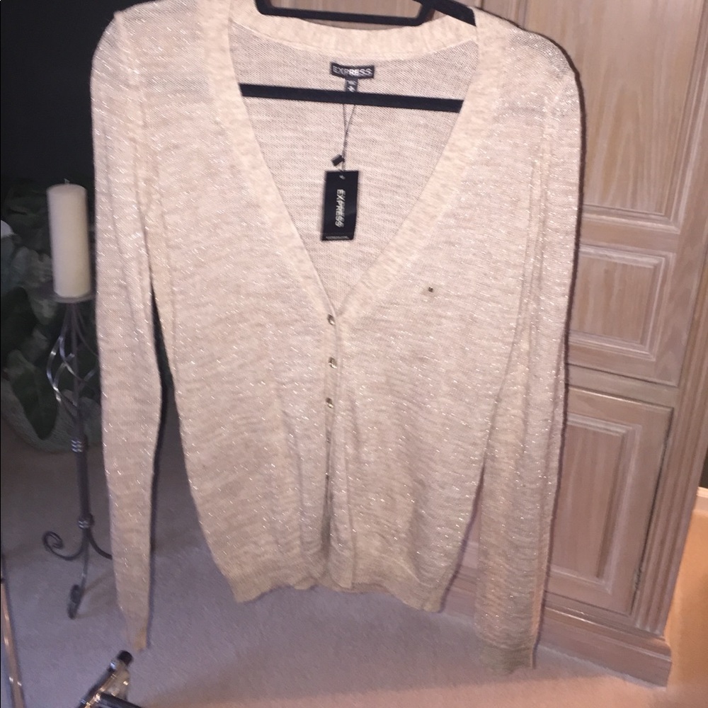 Brown/cream sweater